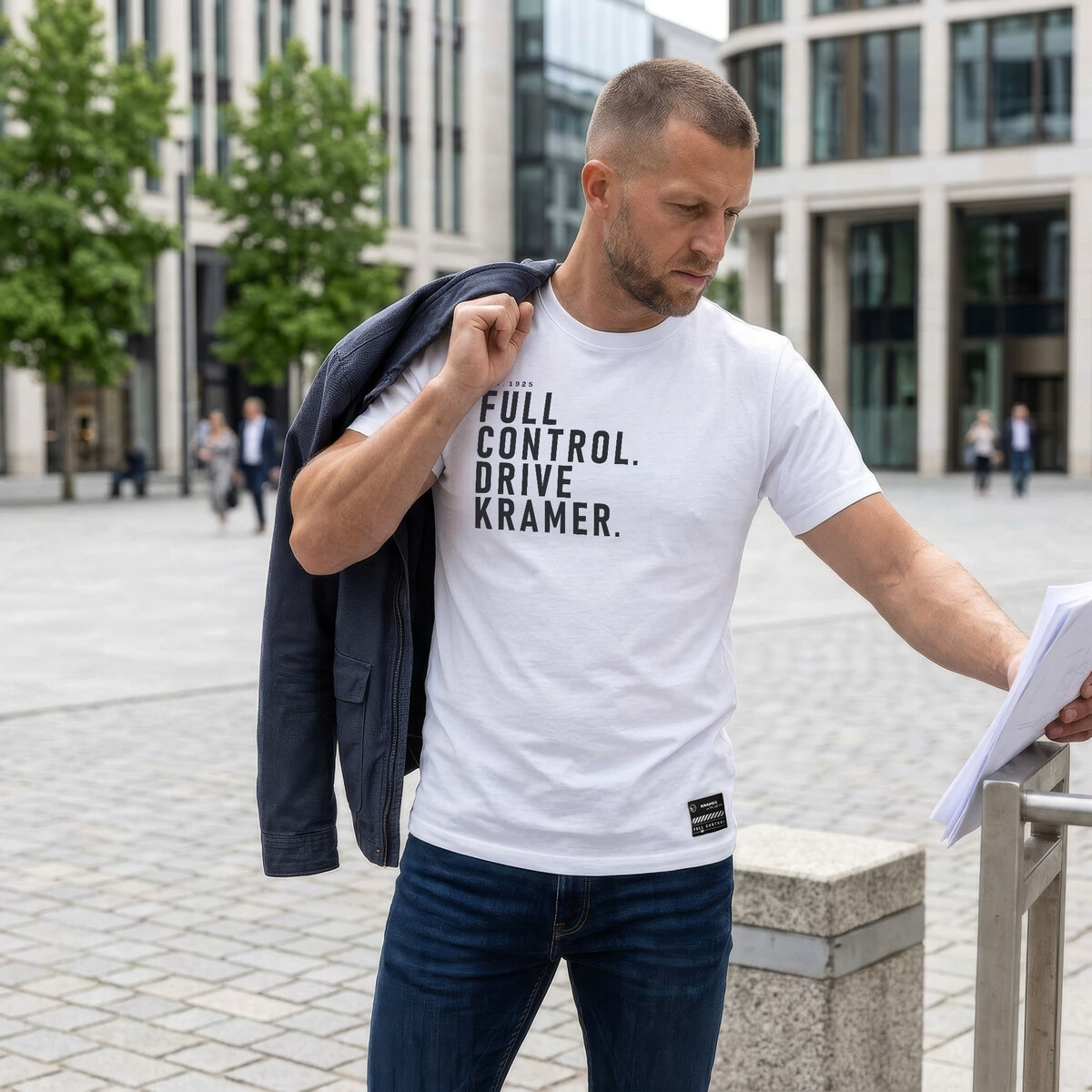 T-Shirt Herren Full Control Typo