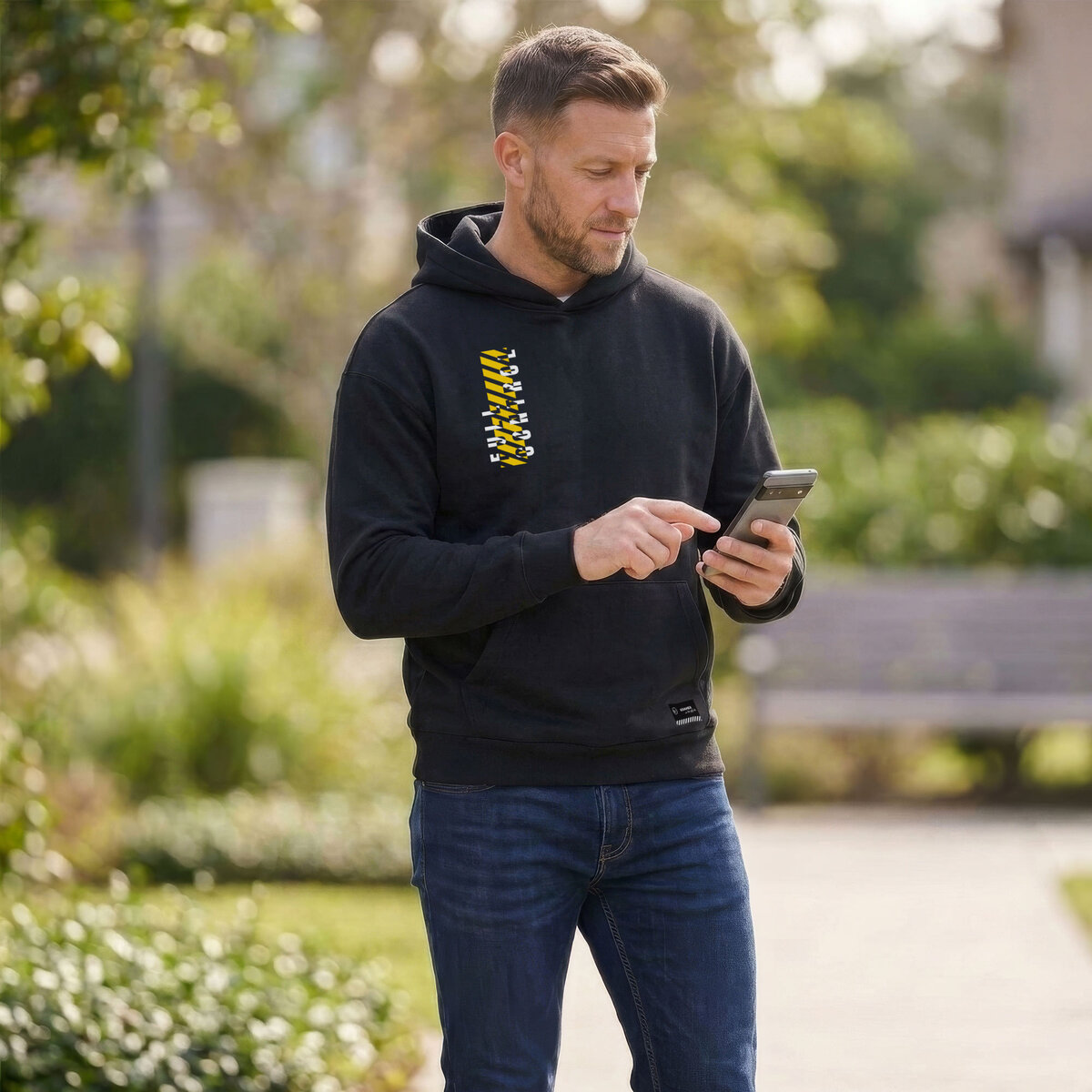 Hoodie Herren Oversize Full Control